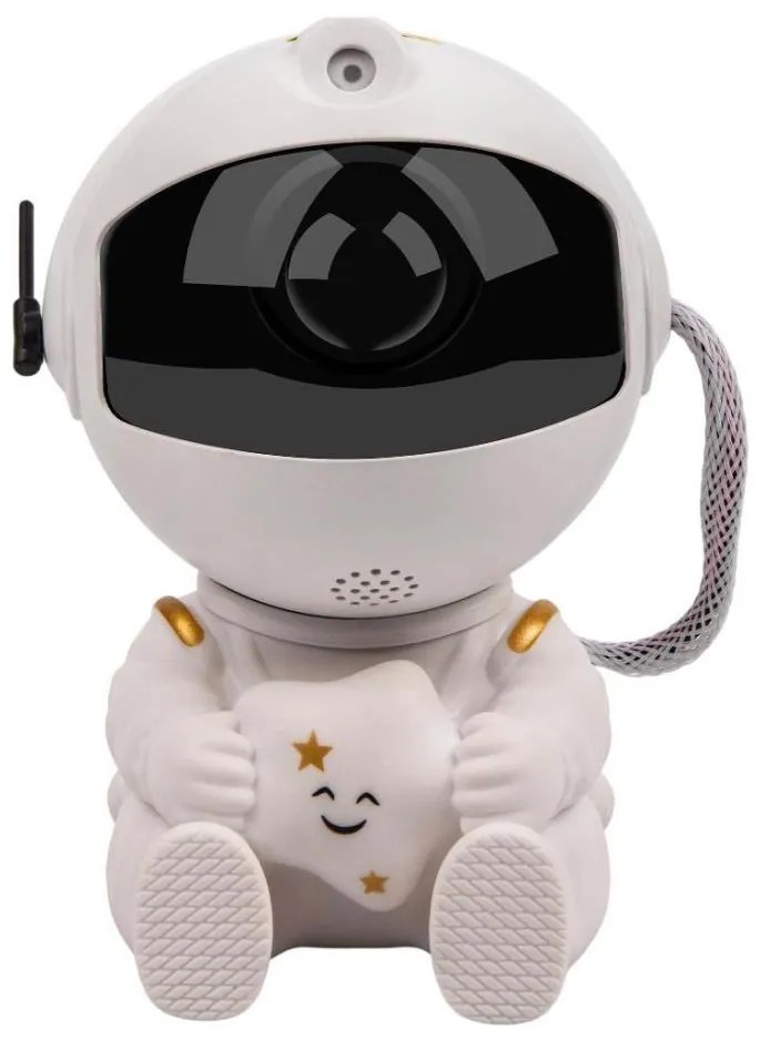 Retlux - Proiettore LED per bambini 230 V astronauta 12,5 cm + telecomando