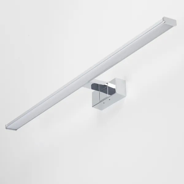 Brilagi - Specchio da bagno con luce LED VESTRA, 15 W/230 V, 80 cm, IP44, cromato