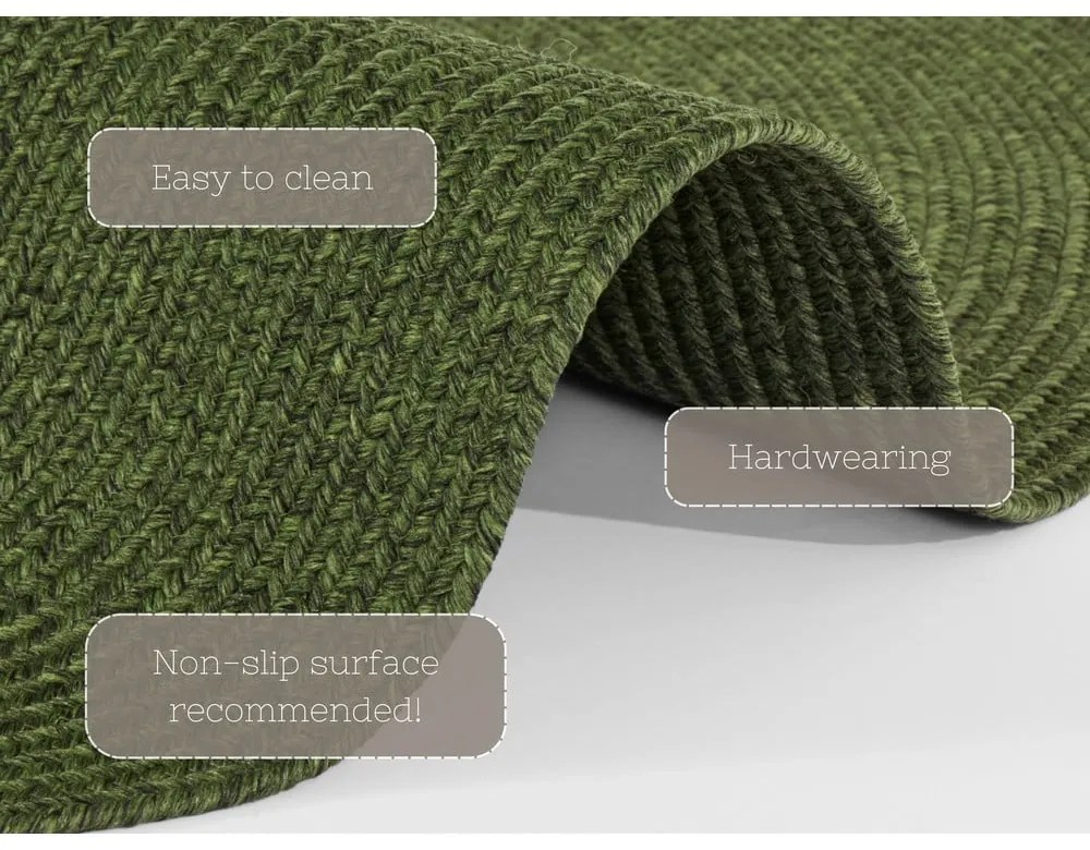 Tappeto verde rotondo per esterni ø 200 cm - NORTHRUGS