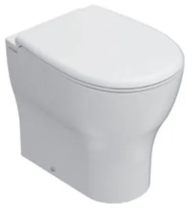 Ceramica Globo Grace Wc a pavimento con Scarico A Parete senza sedile in ceramica Bianco Lucido