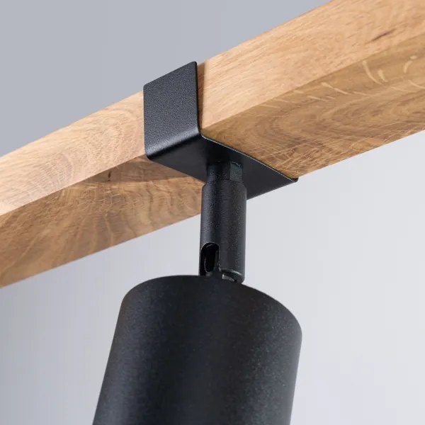 Sollux SL.1345 - Faretto FAGER 3xGU10/10W/230V nero