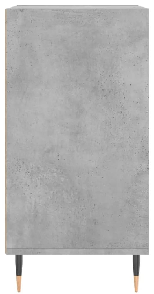 Credenza grigio cemento 57x35x70 cm in legno multistrato
