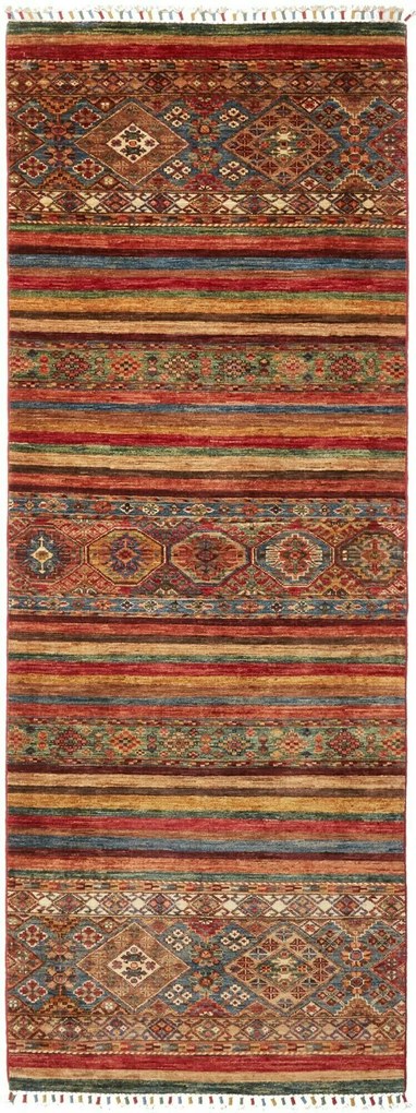 Samarkand Tappeto 250x90 (Pakistan) Annodato A Mano