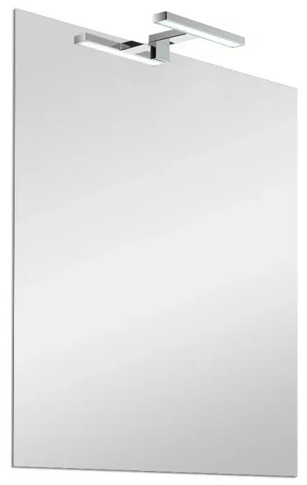 Specchio LED 50x70 cm reversibile con luce naturale