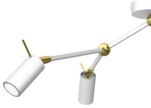 Faretto IRIS 3xGU10/MR11/40W/230V bianco/oro