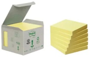 CF6POSTIT 76X76 RICICL GIALLO LI