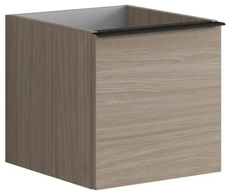 Struttura semi colonna da bagno Pixel2 cassetti olmo rousseau L 40 x H 40 x P 45.5 cm
