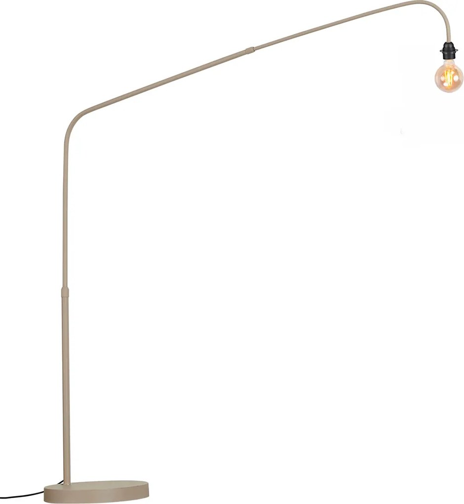 Lampada da terra per esterni beige con base beige IP44 - Arc