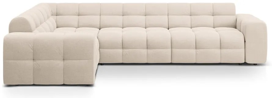 Divano angolare beige (con penisola a sinistra/a L) Kendal – Micadoni