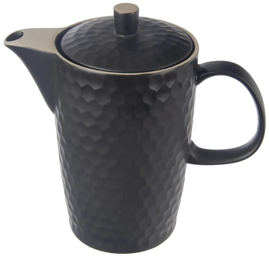 Teiera nera in ceramica 1,3 l Tea Time – Orion