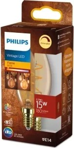 Lampadina LED dimmerabile VINTAGE Philips B35 E14/2,7W/230V 1800K CRI 90