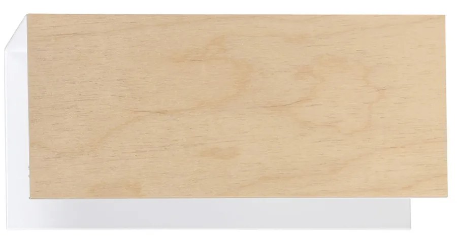 Applique Minimal Sarutahiko Acciaio Bianco 1 Luce E27 Ip20