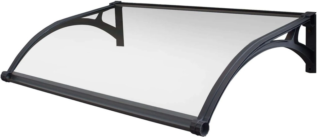 LEDDY - pensilina porta ingresso in policarbonato fotovoltaica con led