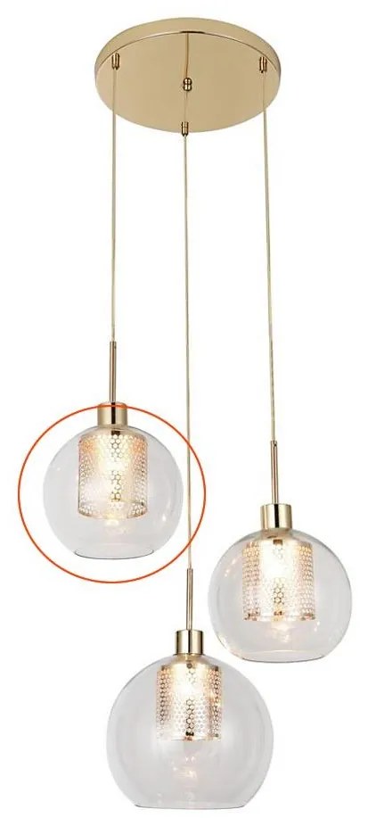 Rabalux 19792 - Paralume di ricambio PHILANA diametro 19 cm limpido