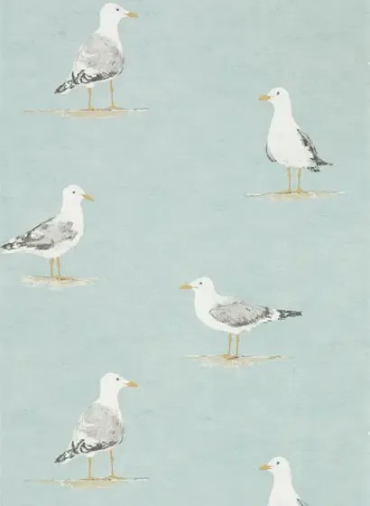 Möwen Tapete Shore Birds von Sanderson - Sky