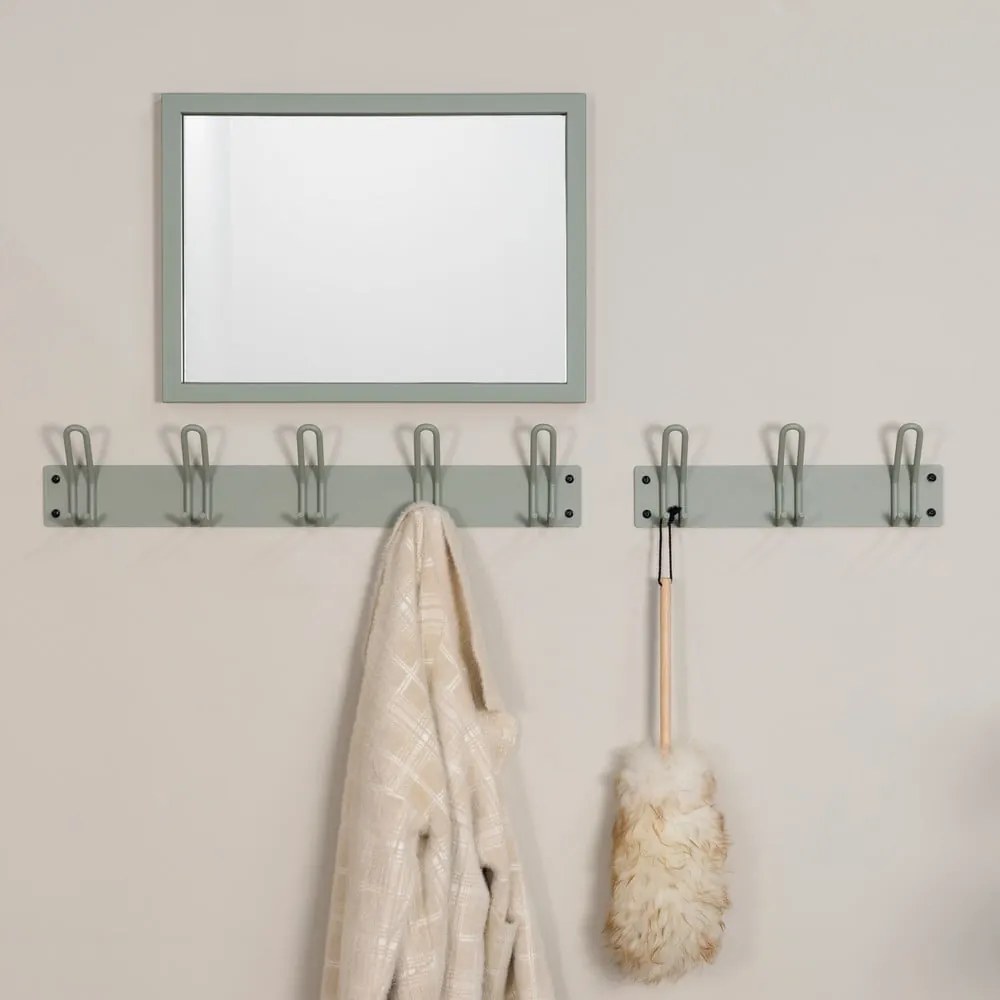 Attaccapanni da parete verde polveroso in metallo 70 cm Miles – Spinder Design