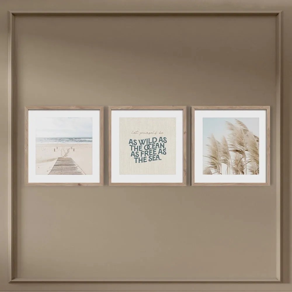 Set di dipinti 3 pz 30x40 cm Seaside – Styler