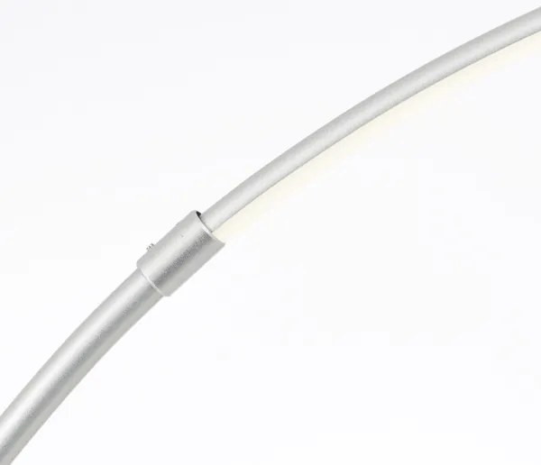 Brilliant - Lampada da terra touch dimmerabile a LED BOW LED/14W/230V cromo