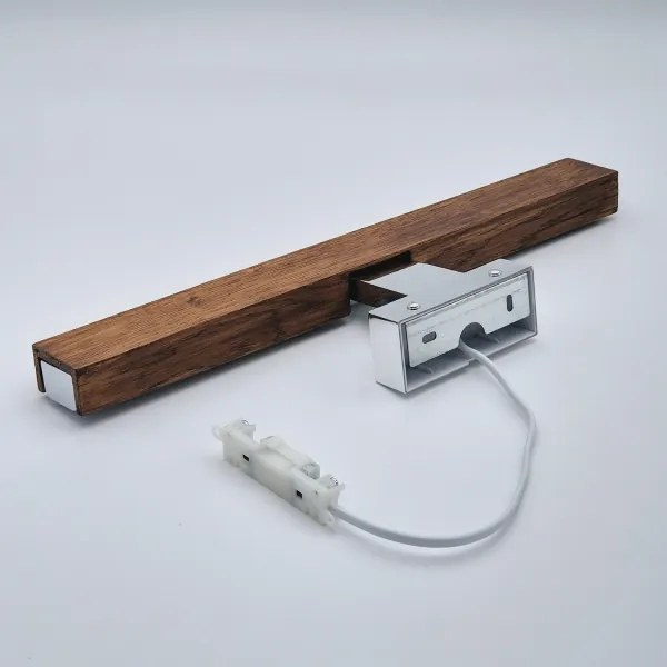 Brilagi-Illuminazione a LED per specchi da bagno WOODY MIRROR LED/8W/230V IP44 quercia/cromo