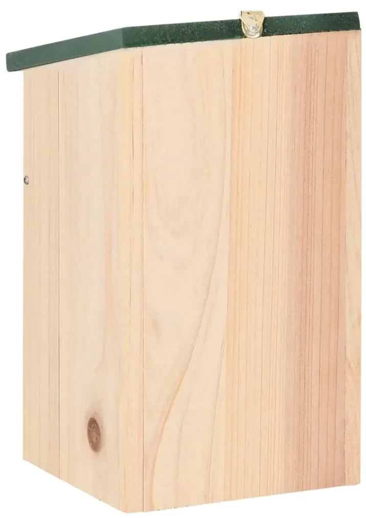 Casette per Uccelli 4 pz in Legno 12x12x22 cm