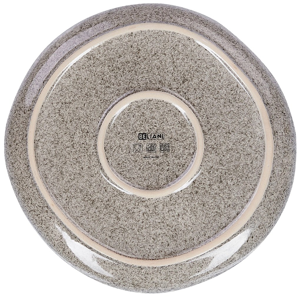 Servizio di piatti e posate 16 pezzi gres porcellanato COSTMARY Beliani