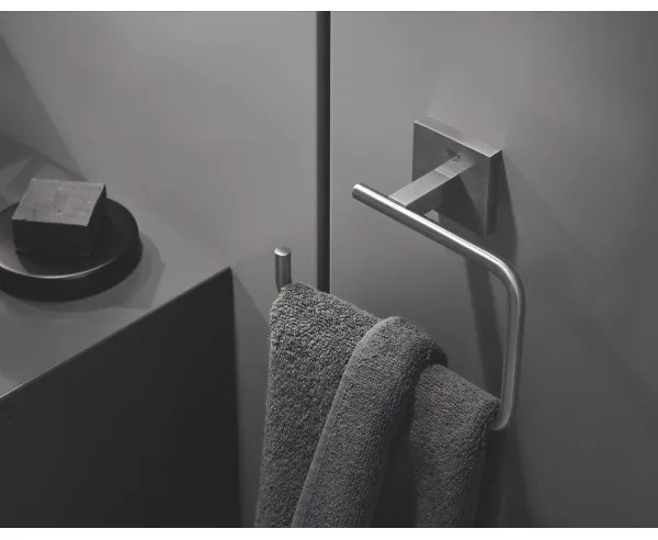 GROHE 40975DC0 - Porta asciugamani START CUBE in acciaio inox