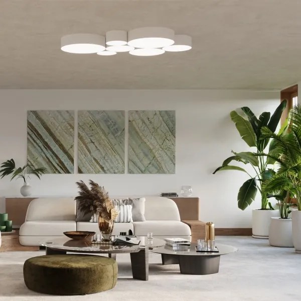Plafoniera ARENA 4xE27/60W/230V bianco