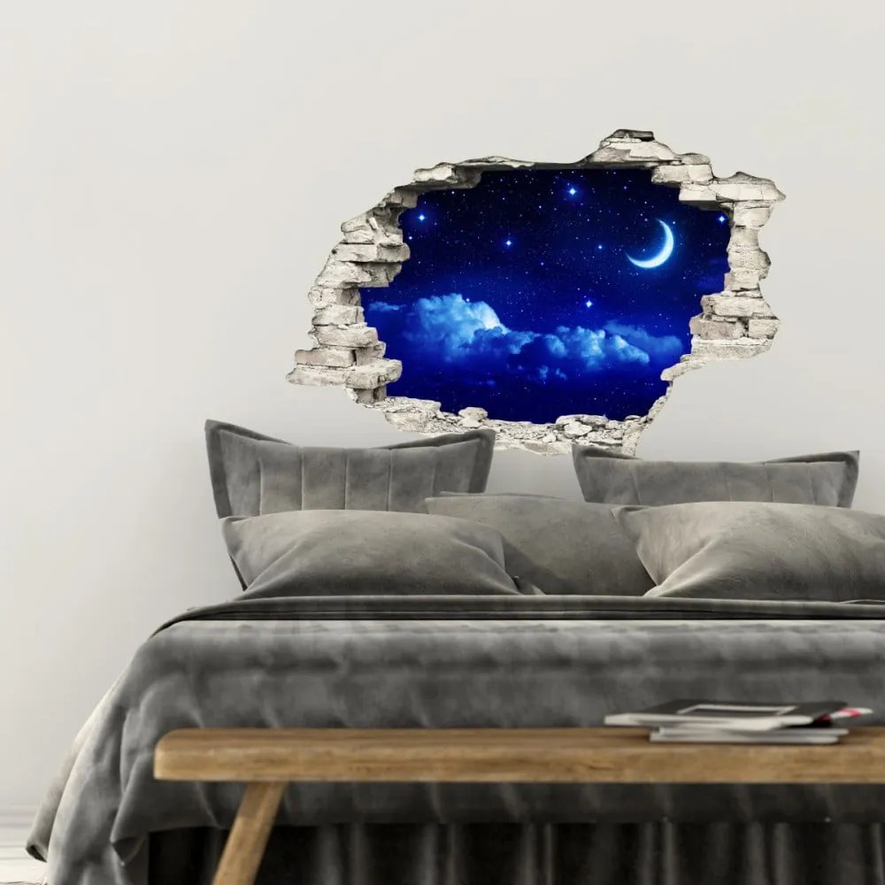 Adesivo Lune romantiche, 60 x 90 cm - Ambiance