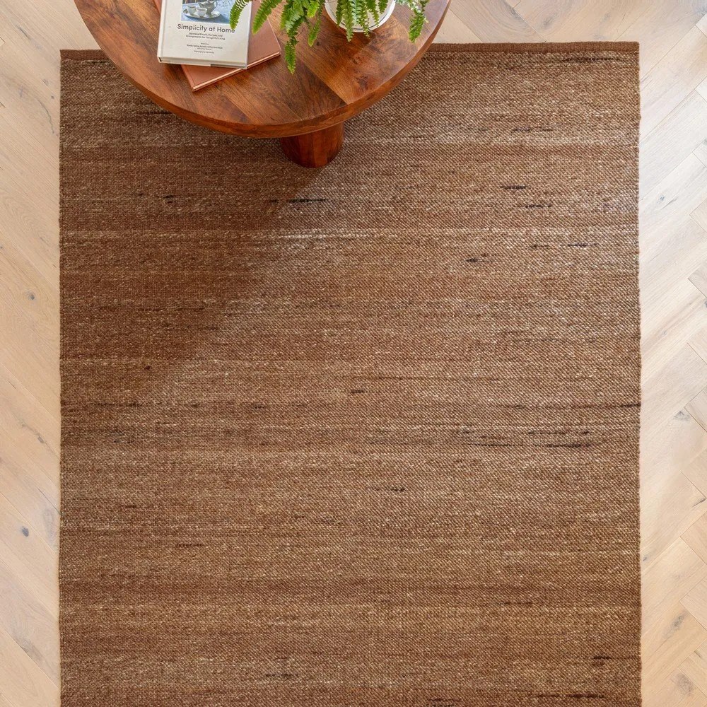 Tappeto in misto lana bifacciale e tessuto a mano in terracotta 200x290 cm Birkdale Rust - Asiatic Carpets