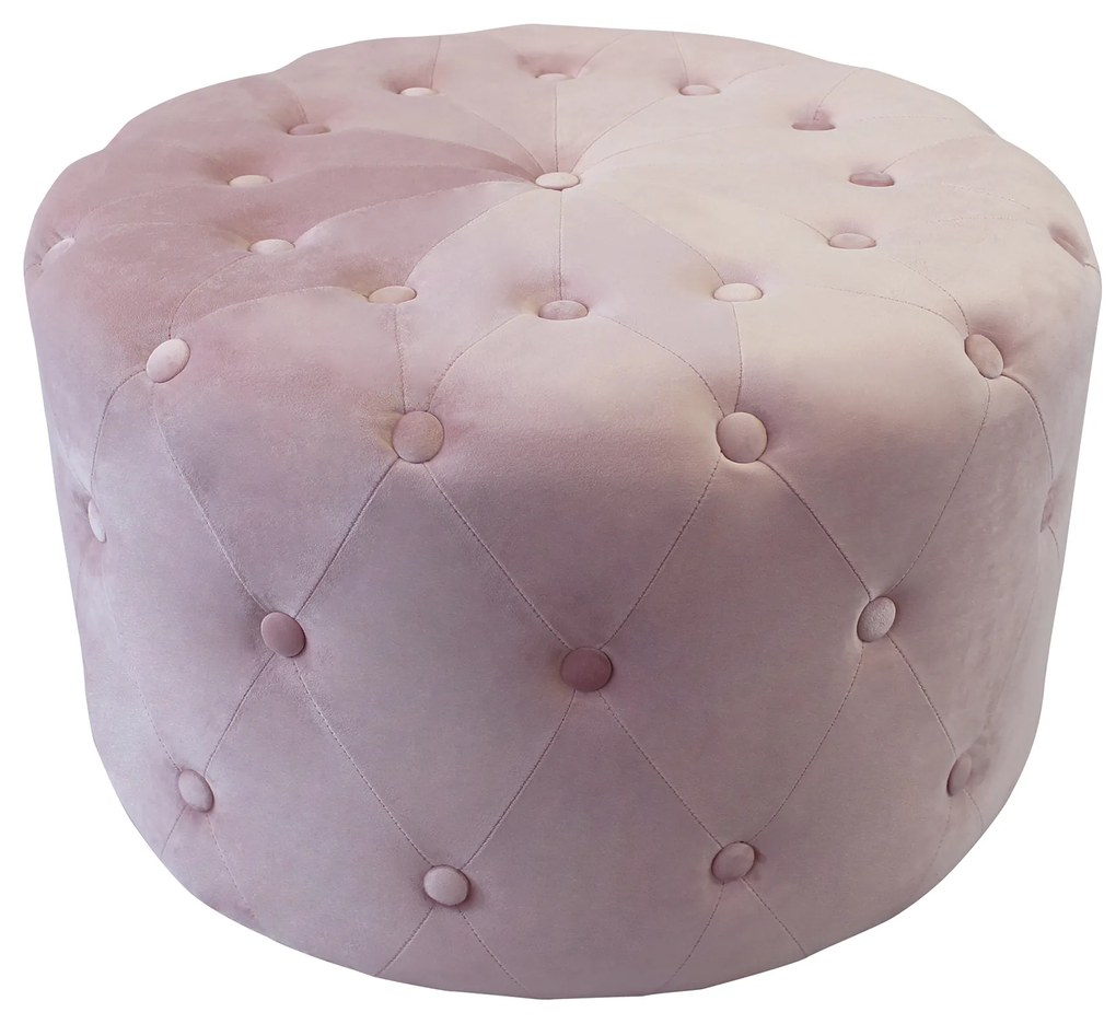 AURA - pouf rotondo in velluto