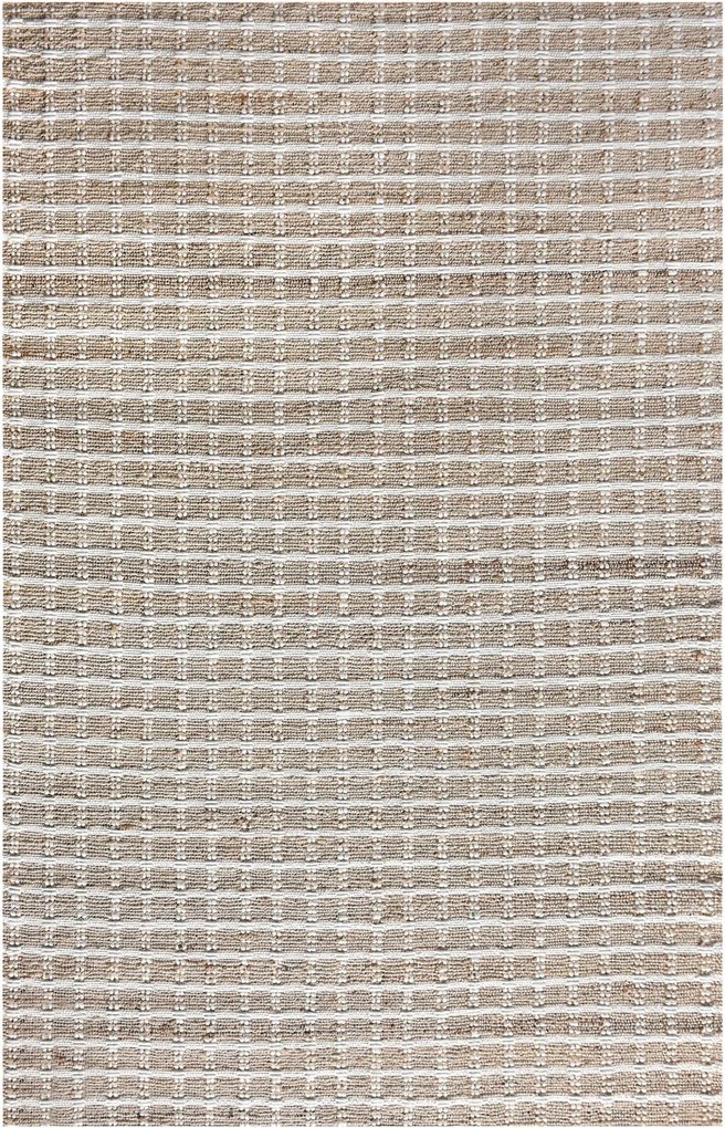 ZAFFIRO - tappeto in lana avorio con decoro