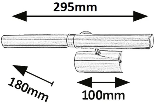 Rabalux 3644 - Illuminazione LED per quadri 2xG9/2W/230V