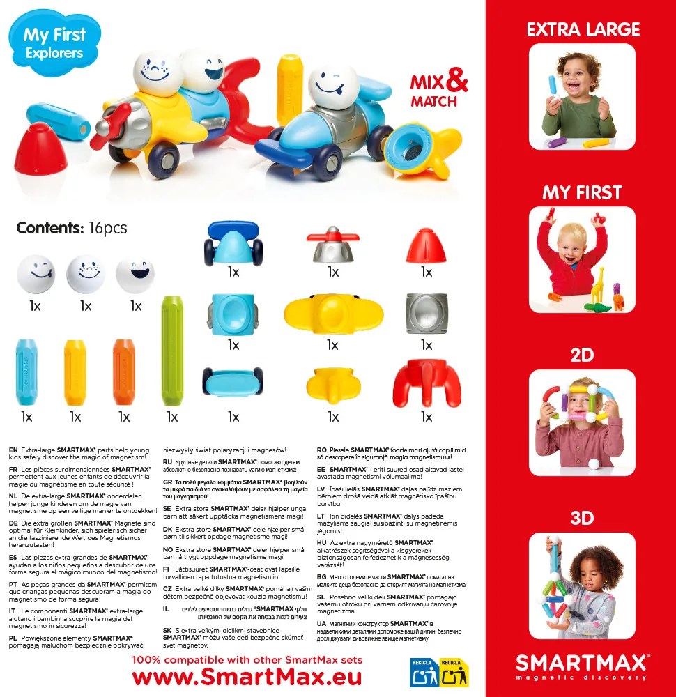 SmartMax - I miei primi avventurieri - 16 pezzi