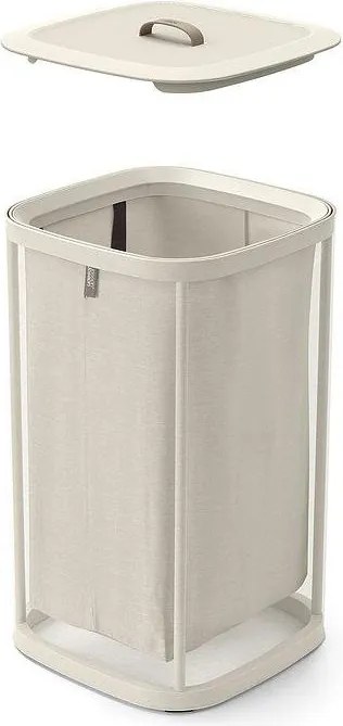 Cesta per il bucato beige in tessuto 60 l Tota One – Joseph Joseph