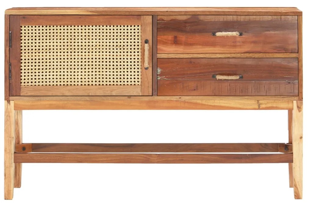 Credenza 118x30x76 cm in legno massello di recupero