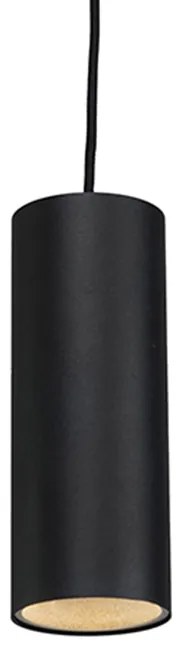Lampada a sospensione di design nera GU10 50mm - Tubo