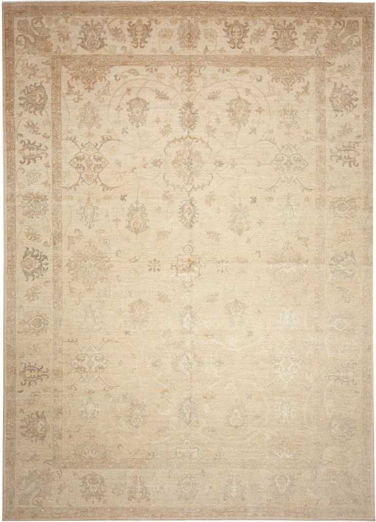 Ziegler Tappeto 420x310 Beige (Pakistan) Annodato A Mano