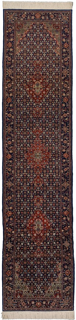 Tabriz Tappeto 80 x 350 Marrone (Cina) Annodato A Mano