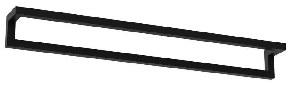 Porta asciugamani da parete  7x60 cm nero