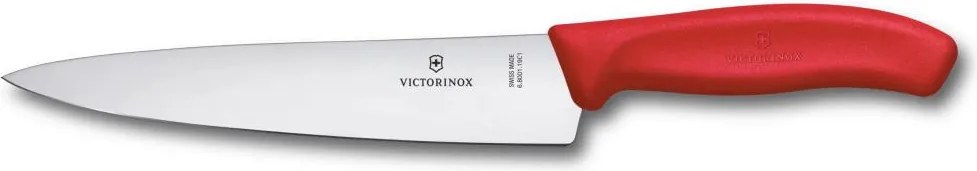 Victorinox - Coltello da cucina SWISS CLASSIC, lama 19 cm, rosso