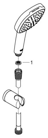 GROHE 26399001 - Set doccia VITALIO COMFORT 110, cromo lucido