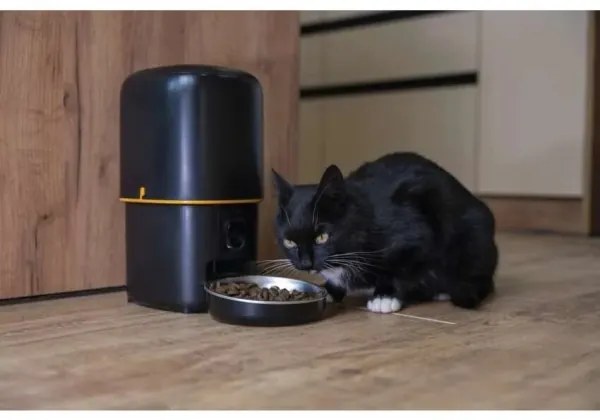 Distributore automatico di mangime con microfono e camera 4l/5V/3xD Wi-Fi