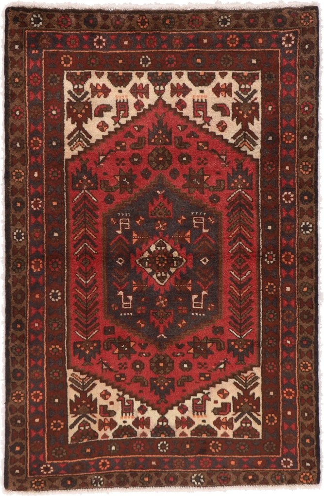 Hamedan Tappeto persiano 100 x 150 (Iran) Annodato A Mano