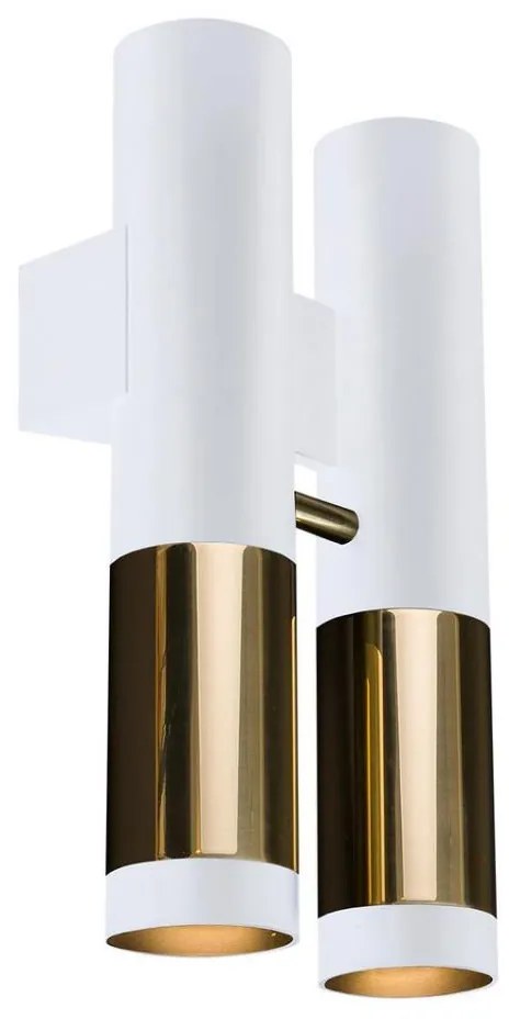 Amplex 8356 - Applique KAVOS 2xGU10/15W/230V bianca