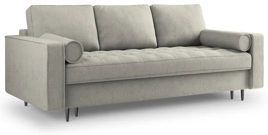 Divano letto grigio chiaro Santo - Milo Casa