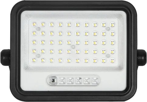 Faretto solare dimmerabile a LED 100W/3,2V IP65 5000 mAh nero + telecomando