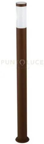 Paletto tokyo bronzo 1 luce attacco e27 ip44 11,5x110cm in acciaio ...