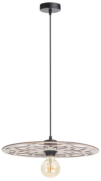Lampadario a sospensione con filo FALCO 1xE27/60W/230V diametro 40 cm beige