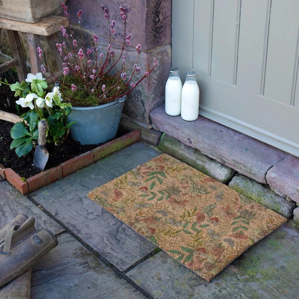 Zerbino in fibre di cocco 40x60 cm Midnight Garden x Celia Battaini – Artsy Doormats