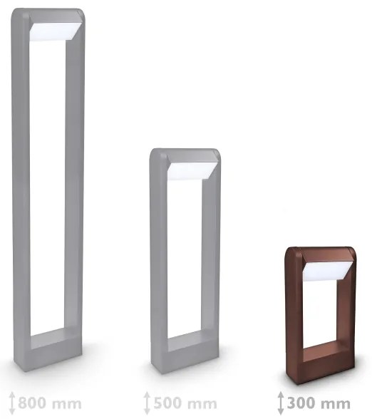 Brilagi - lampada LED da esterno CROTONE LED/7W/230V marrone IP54 30 cm